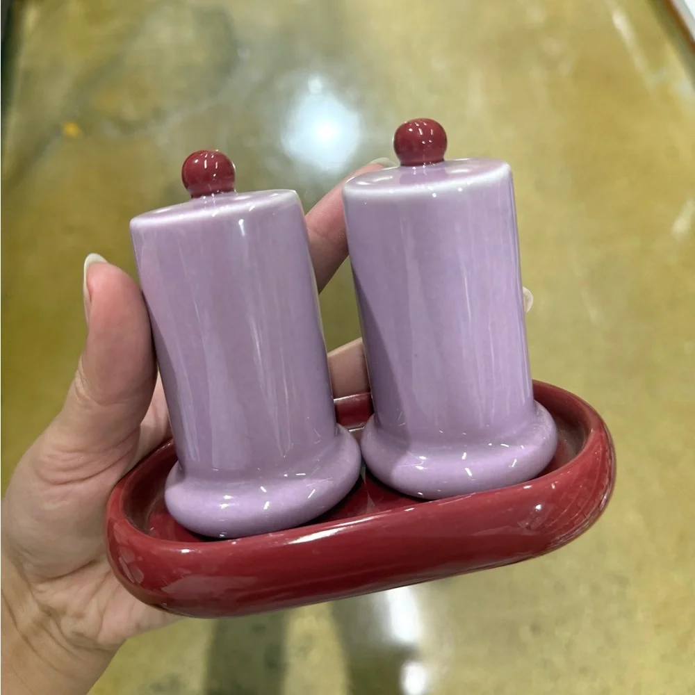 Anthropologie Rika Salt & Pepper Shaker Set - Picture 4 of 8